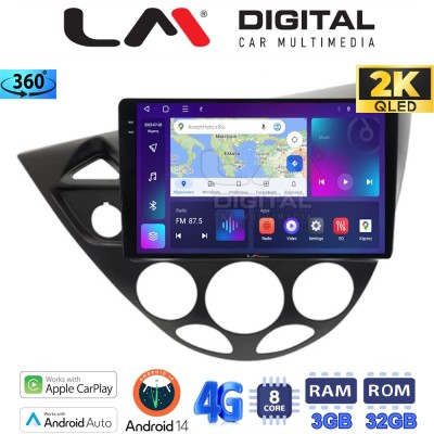 LM Digital - LM ZD8236 GPS Οθόνη OEM Multimedia Αυτοκινήτου για Ford Focus 1998 2004 (CarPlay/AndroidAuto/BT/GPS/WIFI/GPRS)