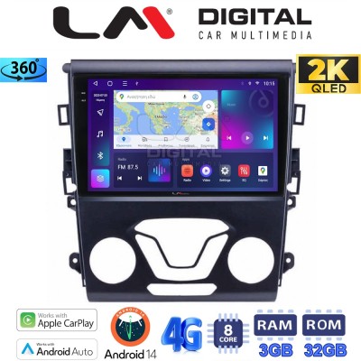 LM Digital - LM ZD8369 GPS Οθόνη OEM Multimedia Αυτοκινήτου για FORD MONDEO 2014 (CarPlay/AndroidAuto/BT/GPS/WIFI/GPRS)