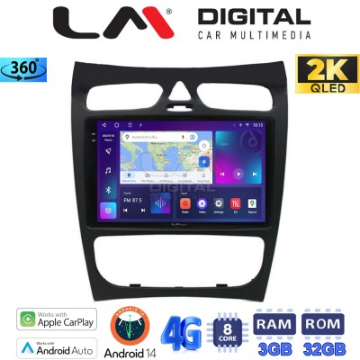 LM Digital - LM ZD8812 GPS Οθόνη OEM Multimedia Αυτοκινήτου για Mercedes CLK (W209) 2000 2004 (CarPlay/AndroidAuto/BT/GPS/WIFI/