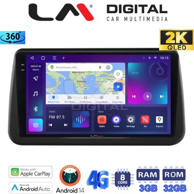 LM Digital - LM ZD8962 GPS Οθόνη OEM Multimedia Αυτοκινήτου για Opel Meriva 2010 2017 (CarPlay/AndroidAuto/BT/GPS/WIFI/GPRS)