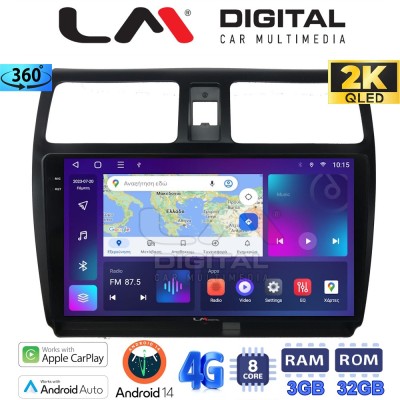 LM Digital - LM ZD8978 GPS Οθόνη OEM Multimedia Αυτοκινήτου για SUZUKI SWIFT 2005 2010 (CarPlay/AndroidAuto/BT/GPS/WIFI/GPRS)