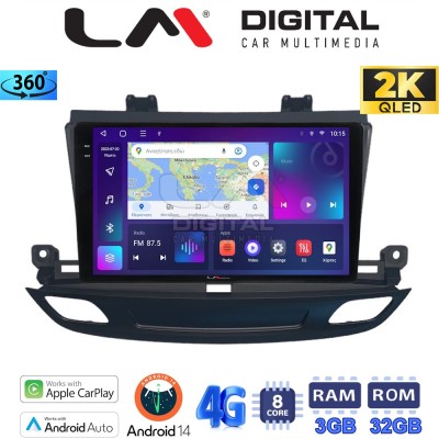 LM Digital - LM ZD8339 GPS Οθόνη OEM Multimedia Αυτοκινήτου για (CarPlay/AndroidAuto/BT/GPS/WIFI/GPRS)