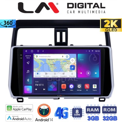 LM Digital - LM ZD8400 GPS Οθόνη OEM Multimedia Αυτοκινήτου για (CarPlay/AndroidAuto/BT/GPS/WIFI/GPRS)