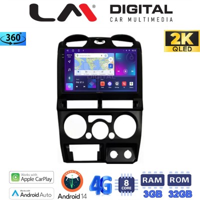 LM Digital - LM ZD8425B GPS Οθόνη OEM Multimedia Αυτοκινήτου για Isuzu D-Max 2008 2012 (CarPlay/AndroidAuto/BT/GPS/WIFI/GPRS)