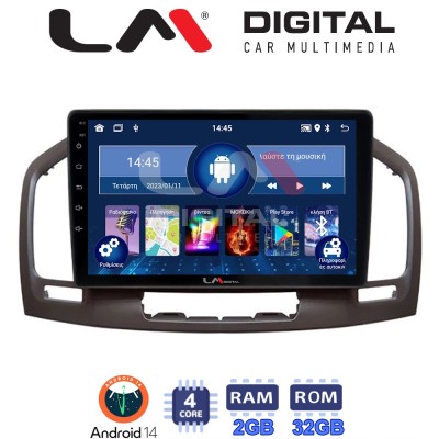 LM Digital - LM ZL4114C GPS Οθόνη OEM Multimedia Αυτοκινήτου για 0 (BT/GPS/WIFI/GPRS)
