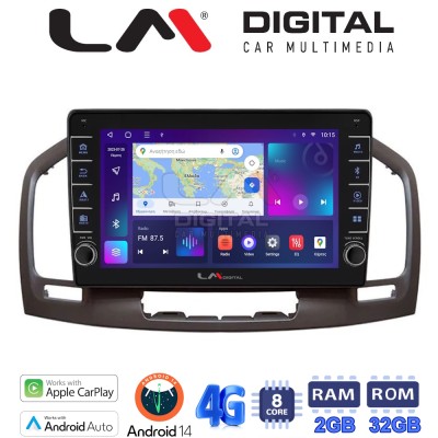 LM Digital - LM ZG8114C GPS Οθόνη OEM Multimedia Αυτοκινήτου για 0 (CarPlay/AndroidAuto/BT/GPS/WIFI/GPRS)