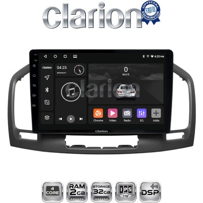 CLARION GL31114 Οθόνη OEM Multimedia Αυτοκινήτου για OPEL INSIGNIA 2007-2013 (CarPlay/AndroidAuto/BT/GPS/WIFI/GPRS)