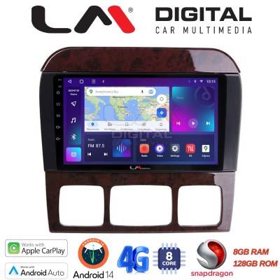 LM Digital - LM ZT8220C GPS Οθόνη OEM Multimedia Αυτοκινήτου για MERCEDES S W220 1998 2005 (CarPlay/AndroidAuto/BT/GPS/WIFI/GPR