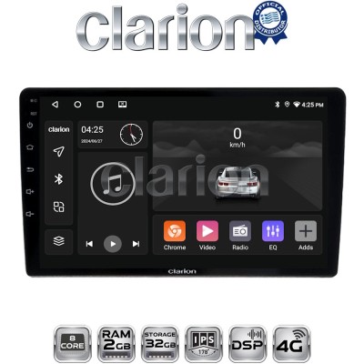 CLARION GL71237 Οθόνη OEM Multimedia Αυτοκινήτου για Ford Focus 1998 2004 (CarPlay/AndroidAuto/BT/GPS/WIFI/GPRS)