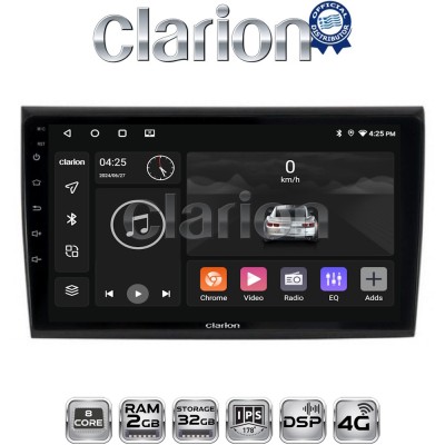 CLARION GL71250 Οθόνη OEM Multimedia Αυτοκινήτου για Fiat Bravo 2007 (CarPlay/AndroidAuto/BT/GPS/WIFI/GPRS)