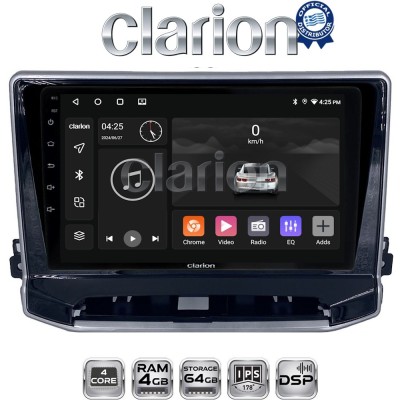 CLARION GL32263 Οθόνη OEM Multimedia Αυτοκινήτου για Jeep Compass 2023 (CarPlay/AndroidAuto/BT/GPS/WIFI/GPRS)