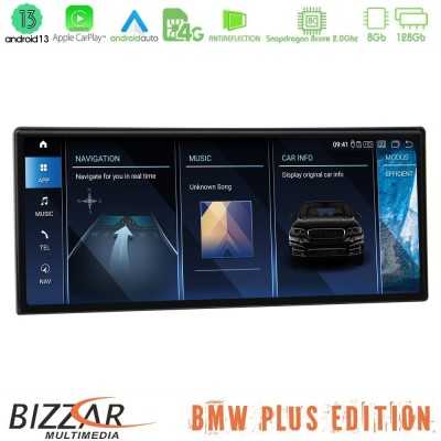 Bizzar Plus Edition BMW i3 2013-2017 Android13 (8+128GB) Navigation Multimedia 12.3" Slim HD Black Panel