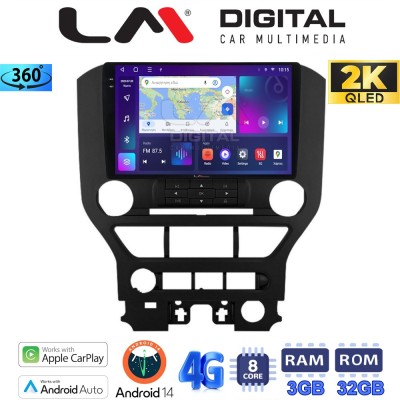 LM Digital - LM ZD8240 GPS Οθόνη OEM Multimedia Αυτοκινήτου για FORD MASTUNG 2015 (CarPlay/AndroidAuto/BT/GPS/WIFI/GPRS)