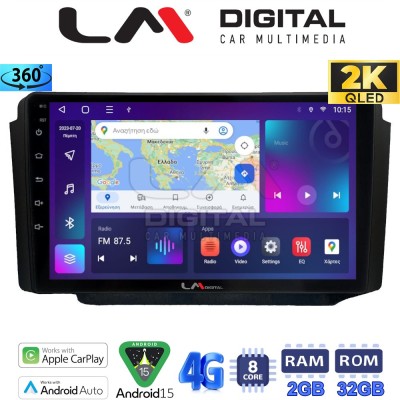 LM Digital - LM ZB8013 GPS Οθόνη OEM Multimedia Αυτοκινήτου για Ssangyong Rexton 20022006 (CarPlay/AndroidAuto/BT/GPS/WIFI/GPRS)