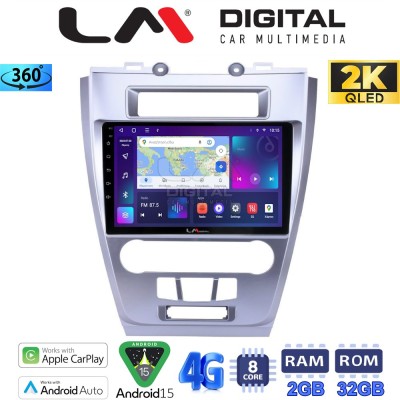 LM Digital - LM ZB8047 GPS Οθόνη OEM Multimedia Αυτοκινήτου για Ford Fusion 20122017 (CarPlay/AndroidAuto/BT/GPS/WIFI/GPRS)