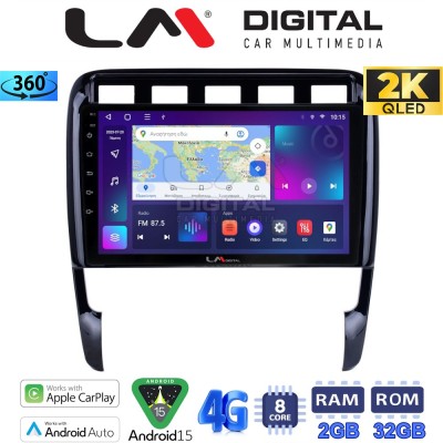 LM Digital - LM ZB8443 GPS Οθόνη OEM Multimedia Αυτοκινήτου για PORSCHE CAYENNE 20022011 (CarPlay/AndroidAuto/BT/GPS/WIFI/GPRS)