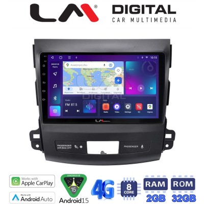 LM Digital - LM ZR8056 GPS Οθόνη OEM Multimedia Αυτοκινήτου για OUTLANDER, C CROSSER,4007 20062012 (CarPlay/AndroidAuto/BT/GPS/W