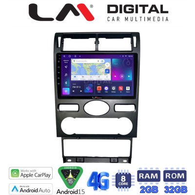 LM Digital - LM ZR8104 GPS Οθόνη OEM Multimedia Αυτοκινήτου για Ford Mondeo 2003 2006 (CarPlay/AndroidAuto/BT/GPS/WIFI/GPRS)