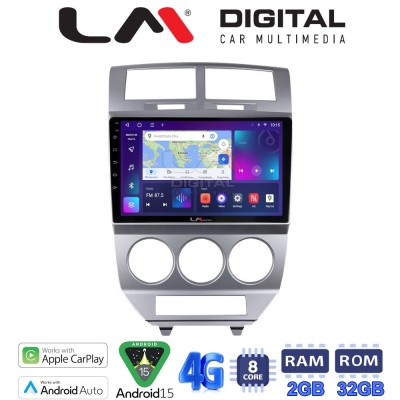 LM Digital - LM ZR8203 GPS Οθόνη OEM Multimedia Αυτοκινήτου για Dodge Caliber (CarPlay/AndroidAuto/BT/GPS/WIFI/GPRS)