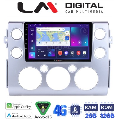 LM Digital - LM ZR8563 GPS Οθόνη OEM Multimedia Αυτοκινήτου για TOYOTA FJ CRUISER 2014 (CarPlay/AndroidAuto/BT/GPS/WIFI/GPRS)
