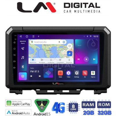 LM Digital - LM ZR8570 GPS Οθόνη OEM Multimedia Αυτοκινήτου για SUZUKI JIMNY 2018 (CarPlay/AndroidAuto/BT/GPS/WIFI/GPRS)