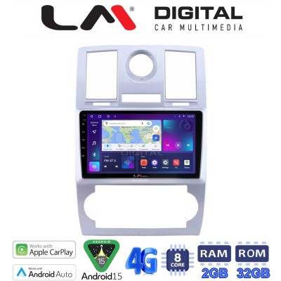 LM Digital - LM ZR8285 GPS Οθόνη OEM Multimedia Αυτοκινήτου για CHRYSLER 300C 2005 2010 (CarPlay/AndroidAuto/BT/GPS/WIFI/GPRS)