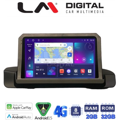 LM Digital - LM ZR8895 GPS Οθόνη OEM Multimedia Αυτοκινήτου για BMW 3 series (E90-91-92) 2005-2012 (CarPlay/AndroidAuto/BT/GPS/W