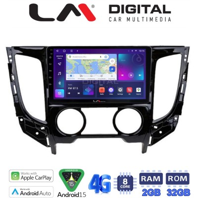 LM Digital - LM ZR8230A GPS Οθόνη OEM Multimedia Αυτοκινήτου για Mitsubishi L200 2014 Μόνο για αυτοκίνητα με Air Condition (Car