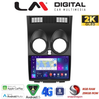 LM Digital - LM ZQ8001 GPS Οθόνη OEM Multimedia Αυτοκινήτου για NISSAN QASHQAI 2007 2013 (CarPlay/AndroidAuto/BT/GPS/WIFI/GPRS)
