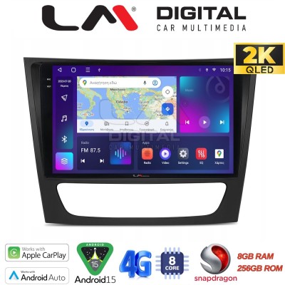 LM Digital - LM ZQ8090 GPS Οθόνη OEM Multimedia Αυτοκινήτου για MERCEDES E class (W211) (CarPlay/AndroidAuto/BT/GPS/WIFI/GPRS)