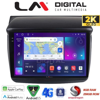 LM Digital - LM ZQ8094 GPS Οθόνη OEM Multimedia Αυτοκινήτου για MITSUBISHI L200 2006 2014 (CarPlay/AndroidAuto/BT/GPS/WIFI/GPRS