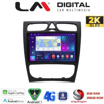 LM Digital - LM ZQ8171 GPS Οθόνη OEM Multimedia Αυτοκινήτου για MERCEDES C (W203) - CLK (W208) (CarPlay/AndroidAuto/BT/GPS/WIFI/
