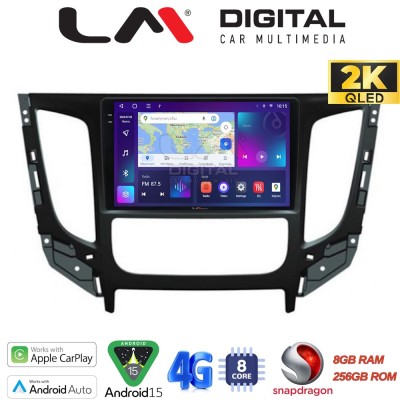 LM Digital - LM ZQ8230 GPS Οθόνη OEM Multimedia Αυτοκινήτου για Mitsubishi L200 2014 Μόνο για αυτοκίνητα με Κλιματισμό (CarPlay/