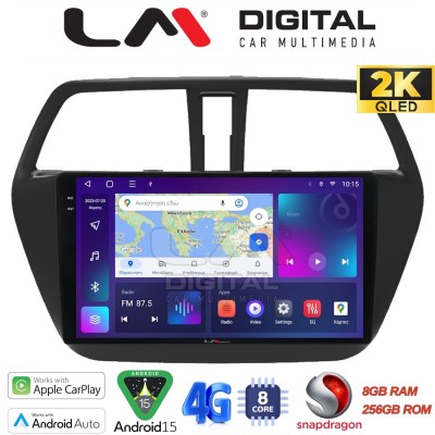 LM Digital - LM ZQ8337 GPS Οθόνη OEM Multimedia Αυτοκινήτου για SUZUKI SX4 SCROSS 2014 (CarPlay/AndroidAuto/BT/GPS/WIFI/GPRS)