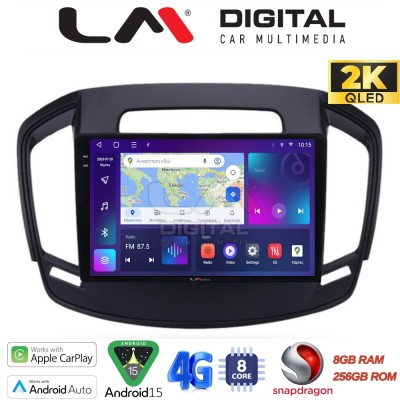 LM Digital - LM ZQ8338 GPS Οθόνη OEM Multimedia Αυτοκινήτου για OPEL INSIGNIA 2014 (CarPlay/AndroidAuto/BT/GPS/WIFI/GPRS)