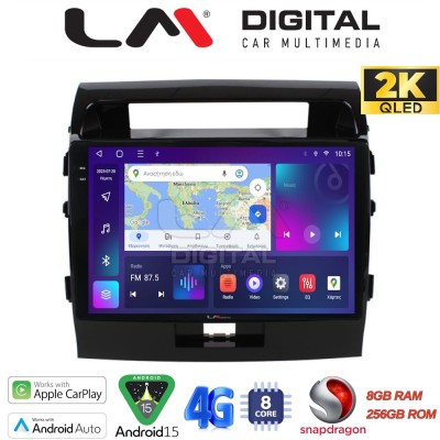 LM Digital - LM ZQ8383 GPS Οθόνη OEM Multimedia Αυτοκινήτου για TOYOTA LANDCRUISER 20082015&nbsp; (CarPlay/AndroidAuto/BT/GPS/WIFI/GP