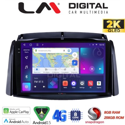LM Digital - LM ZQ8498 GPS Οθόνη OEM Multimedia Αυτοκινήτου για Renault Koleos 20062017 (CarPlay/AndroidAuto/BT/GPS/WIFI/GPRS)