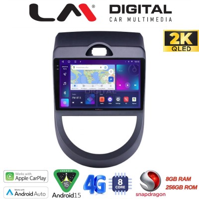 LM Digital - LM ZQ8693 GPS Οθόνη OEM Multimedia Αυτοκινήτου για Kia Soul 2009 2013 (CarPlay/AndroidAuto/BT/GPS/WIFI/GPRS)