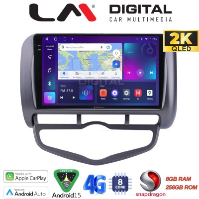 LM Digital - LM ZQ8731 GPS Οθόνη OEM Multimedia Αυτοκινήτου για Honda Jazz 2003 - 2008 (CarPlay/AndroidAuto/BT/GPS/WIFI/GPRS)