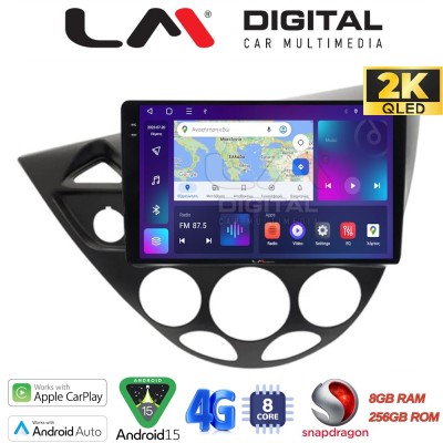 LM Digital - LM ZQ8236 GPS Οθόνη OEM Multimedia Αυτοκινήτου για Ford Focus 1998 2004 (CarPlay/AndroidAuto/BT/GPS/WIFI/GPRS)