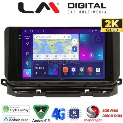 LM Digital - LM ZQ8280 GPS Οθόνη OEM Multimedia Αυτοκινήτου για Skoda Octavia 2021 (CarPlay/AndroidAuto/BT/GPS/WIFI/GPRS)