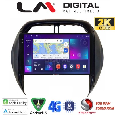 LM Digital - LM ZQ8071CL GPS Οθόνη OEM Multimedia Αυτοκινήτου για Toyota Rav4 2000 2006 (CarPlay/AndroidAuto/BT/GPS/WIFI/GPRS)