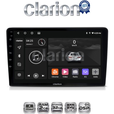 CLARION GL31332 Οθόνη OEM Multimedia Αυτοκινήτου για VW Golf4 1998 2004 (CarPlay/AndroidAuto/BT/GPS/WIFI/GPRS)
