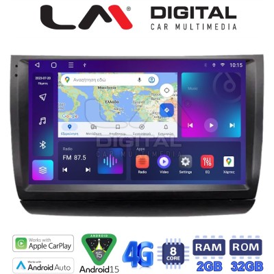 LM Digital - LM ZR8481 GPS Οθόνη OEM Multimedia Αυτοκινήτου για Toyota Prius 2002 2009 (CarPlay/AndroidAuto/BT/GPS/WIFI/GPRS)