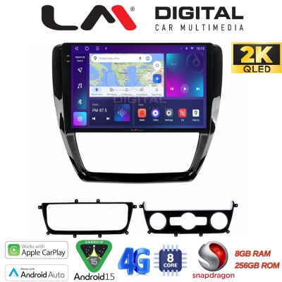 LM Digital - LM ZQ8552 GPS Οθόνη OEM Multimedia Αυτοκινήτου για VW Jetta 2011 2018 (CarPlay/AndroidAuto/BT/GPS/WIFI/GPRS)
