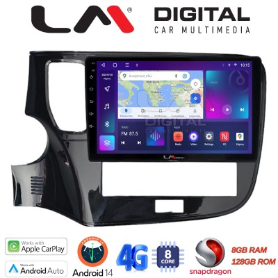 LM Digital - LM ZT8894 GPS Οθόνη OEM Multimedia Αυτοκινήτου για Mitsubishi Outlander 2020 (CarPlay/AndroidAuto/BT/GPS/WIFI/GPRS