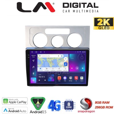 LM Digital - LM ZQ8512 GPS Οθόνη OEM Multimedia Αυτοκινήτου για VW Touran 2003 2010 (CarPlay/AndroidAuto/BT/GPS/WIFI/GPRS)