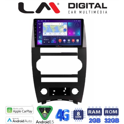 LM Digital - LM ZR8205 GPS Οθόνη OEM Multimedia Αυτοκινήτου για Jeep Commander 2007 2009 (CarPlay/AndroidAuto/BT/GPS/WIFI/GPRS)