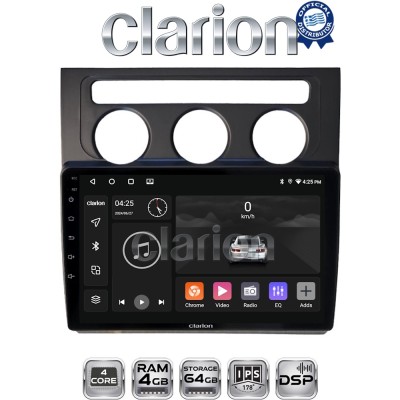 CLARION GL32511B Οθόνη OEM Multimedia Αυτοκινήτου για VW Touran 2003 2010 (CarPlay/AndroidAuto/BT/GPS/WIFI/GPRS)
