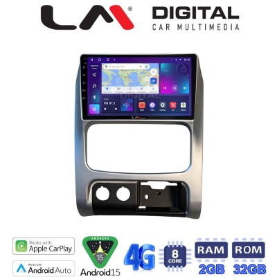 LM Digital - LM ZR8736 GPS Οθόνη OEM Multimedia Αυτοκινήτου για JEEP CHEROKEE & LIBERTY 2002-2007 (CarPlay/AndroidAuto/BT/GPS/WI